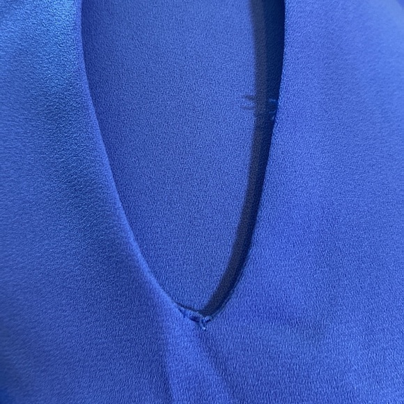 Joseph Ribkoff Chiffon Keyhole Neckline Double Layer Sleeveless Blouse Size 10 - Picture 6 of 9